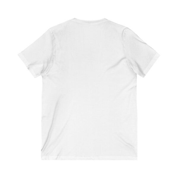 Unisex Jersey Short Sleeve V-Neck Tee - Image 2