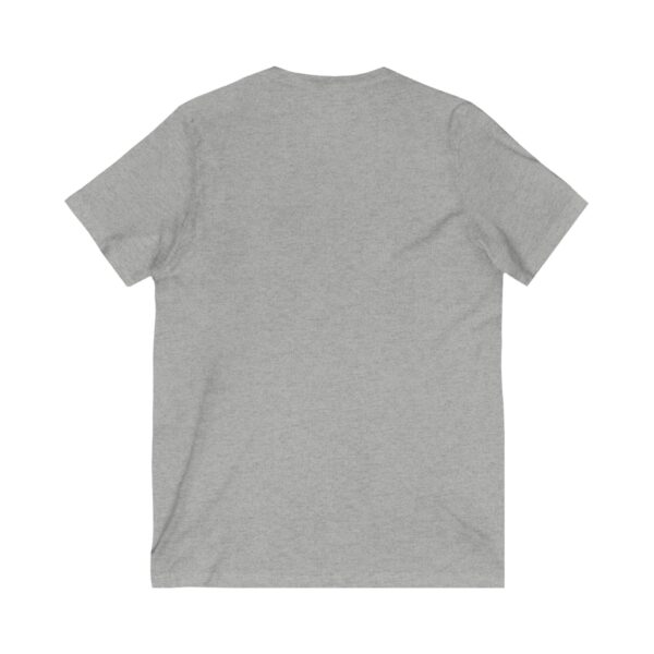 Unisex Jersey Short Sleeve V-Neck Tee - Image 6